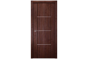 Nova Italia Stile 3H Prestige Brown Laminate Interior Door | Buy Doors Online