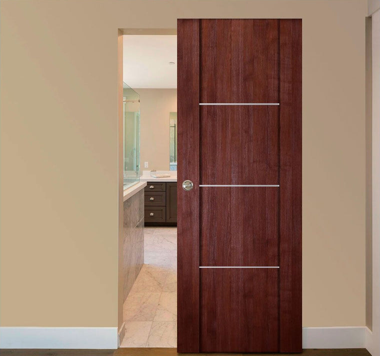 Nova Italia Stile 3H Prestige Brown Laminate Interior Door | Magic Door