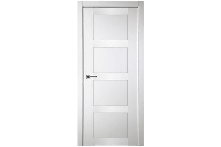 Nova Italia Stile 4 Lite Alaskan White Laminate Interior Door