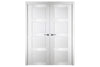 Nova Italia Stile 4 Lite Alaskan White Laminate Interior Door | Buy Doors Online