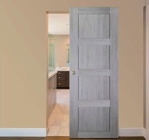 Nova Italia Stile 4 Lite Light Grey Laminate Interior Door | Magic Door | Buy Doors Online