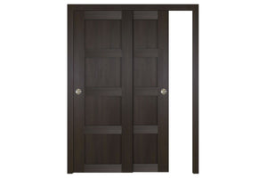 Nova Italia Stile 4 Lite Premium Wenge Laminate Interior Door | ByPass Door | Buy Doors Online