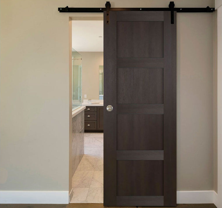 Nova Italia Stile 4 Lite Premium Wenge Laminate Interior Door | Barn Door