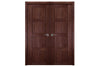 Nova Italia Stile 4 Lite Prestige Brown Laminate Interior Door | Buy Doors Online