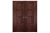 Nova Italia Stile 4 Lite Prestige Brown Laminate Interior Door | Buy Doors Online