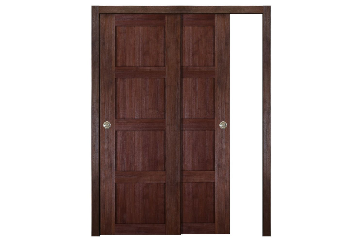 Nova Italia Stile 4 Lite Prestige Brown Laminate Interior Door | ByPass Door
