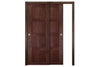 Nova Italia Stile 4 Lite Prestige Brown Laminate Interior Door | ByPass Door | Buy Doors Online