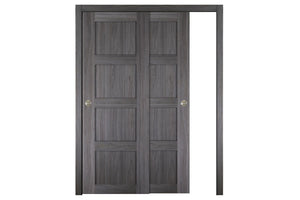 Nova Italia Stile 4 Lite Swiss Elm Laminate Interior Door | ByPass Door | Buy Doors Online