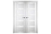 Nova Italia Stile 5 Lite Alaskan White Laminate Interior Door | Buy Doors Online