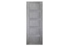 Nova Italia Stile 5 Lite Light Grey Laminate Interior Door | ByPass Door | Buy Doors Online