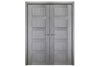 Nova Italia Stile 5 Lite Light Grey Laminate Interior Door | Buy Doors Online