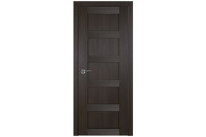 Nova Italia Stile 5 Lite Premium Wenge Laminate Interior Door | Buy Doors Online