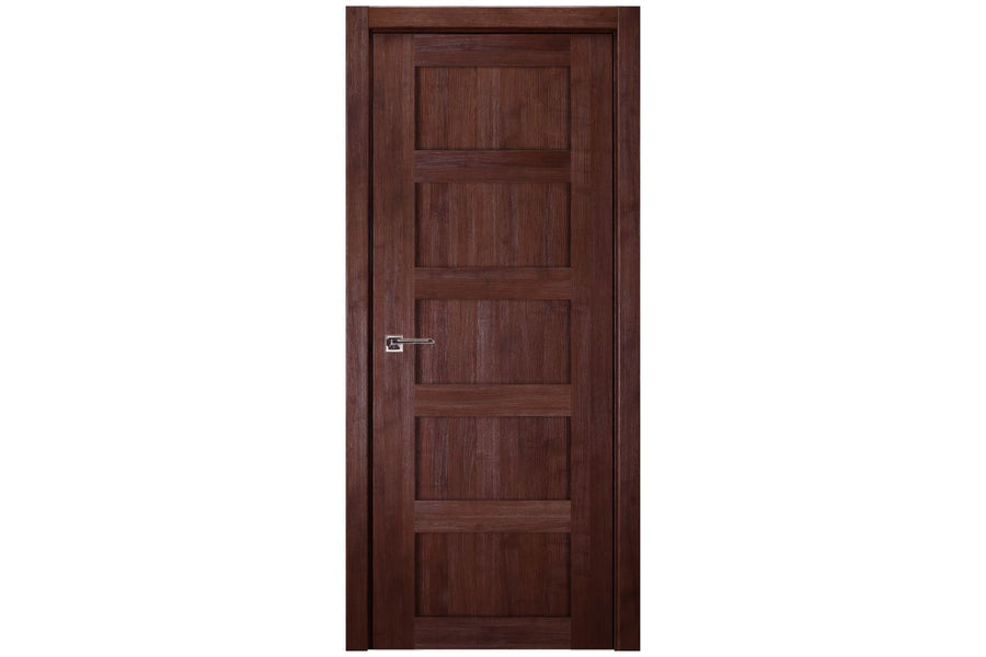 Nova Italia Stile 5 Lite Prestige Brown Laminate Interior Door