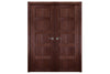 Nova Italia Stile 5 Lite Prestige Brown Laminate Interior Door | Buy Doors Online