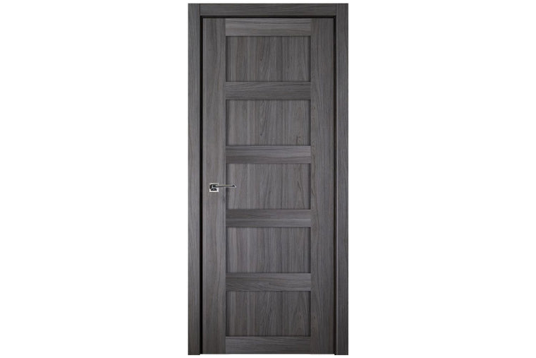 Nova Italia Stile 5 Lite Swiss Elm Laminate Interior Door