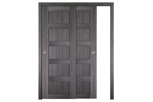 Nova Italia Stile 5 Lite Swiss Elm Laminate Interior Door | ByPass Door | Buy Doors Online