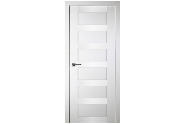 Nova Italia Stile 6 Lite Alaskan White Laminate Interior Door