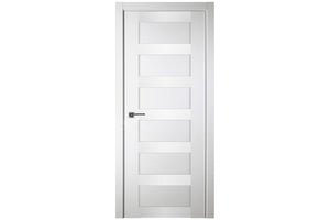 Nova Italia Stile 6 Lite Alaskan White Laminate Interior Door | Buy Doors Online