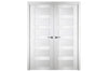 Nova Italia Stile 6 Lite Alaskan White Laminate Interior Door | Buy Doors Online