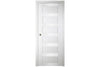 Nova Italia Stile 6 Lite Alaskan White Laminate Interior Door | Buy Doors Online