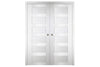 Nova Italia Stile 6 Lite Alaskan White Laminate Interior Door | Buy Doors Online