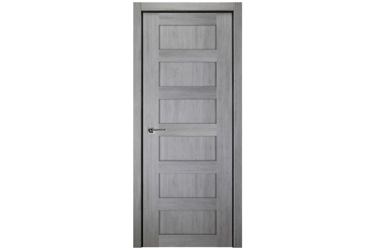 Nova Italia Stile 6 Lite Light Grey Laminate Interior Door