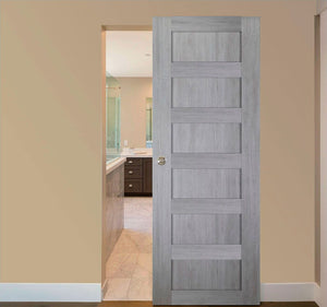 Nova Italia Stile 6 Lite Light Grey Laminate Interior Door | Magic Door | Buy Doors Online