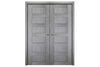 Nova Italia Stile 6 Lite Light Grey Laminate Interior Door | Buy Doors Online