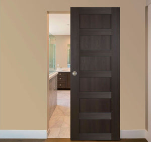 Nova Italia Stile 6 Lite Premium Wenge Laminate Interior Door | Magic Door | Buy Doors Online