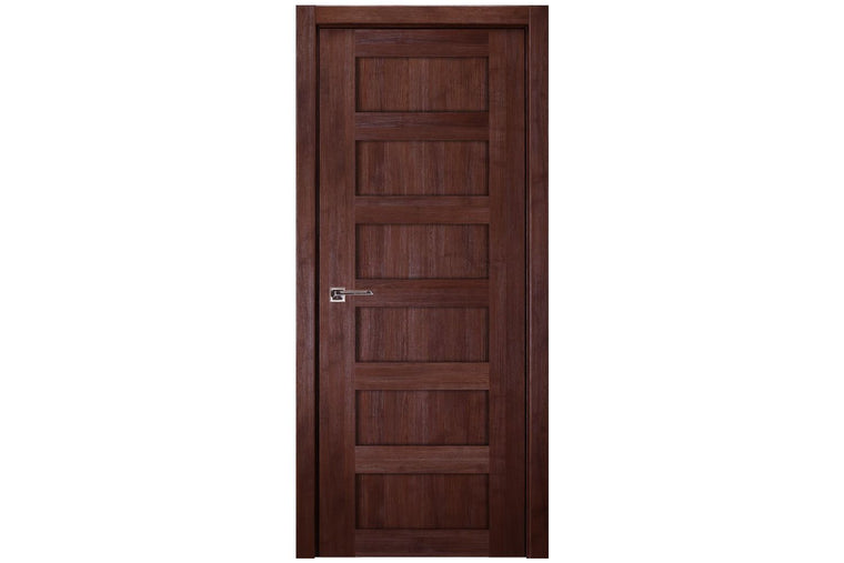 Nova Italia Stile 6 Lite Prestige Brown Laminate Interior Door