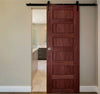 Nova Italia Stile 6 Lite Prestige Brown Laminate Interior Door | Barn Door | Buy Doors Online