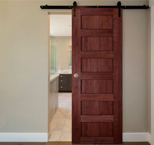 Nova Italia Stile 6 Lite Prestige Brown Laminate Interior Door | Barn Door | Buy Doors Online