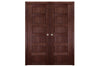 Nova Italia Stile 6 Lite Prestige Brown Laminate Interior Door | Buy Doors Online