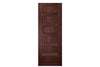 Nova Italia Stile 6 Lite Prestige Brown Laminate Interior Door | Buy Doors Online