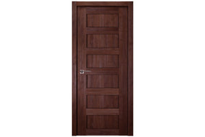Nova Italia Stile 6 Lite Prestige Brown Laminate Interior Door | Buy Doors Online