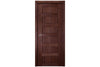 Nova Italia Stile 6 Lite Prestige Brown Laminate Interior Door | Buy Doors Online