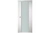 Nova Italia Vetro 01 Alaskan White Laminate Interior Door | Buy Doors Online