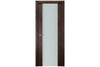 Nova Italia Vetro 01 Prestige Brown Laminate Interior Door | Buy Doors Online