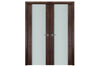 Nova Italia Vetro 01 Prestige Brown Laminate Interior Door | Buy Doors Online