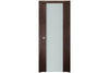 Nova Italia Vetro 01 Prestige Brown Laminate Interior Door | Buy Doors Online