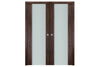 Nova Italia Vetro 01 Prestige Brown Laminate Interior Door | Buy Doors Online