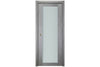 Nova Italia Vetro 1 Lite Light Grey Laminate Interior Door | Buy Doors Online