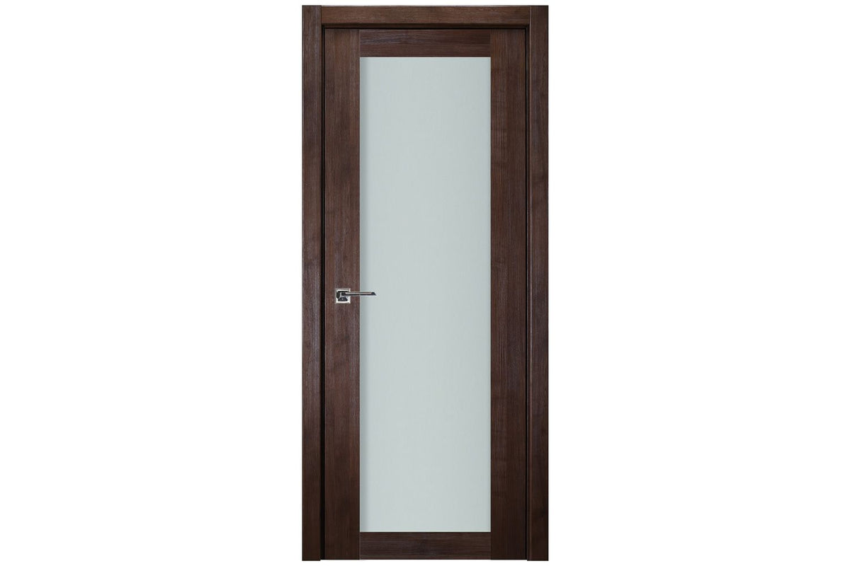 Nova Italia Vetro 1 Lite Prestige Brown Laminate Interior Door