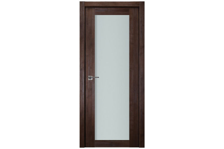 Nova Italia Vetro 1 Lite Prestige Brown Laminate Interior Door