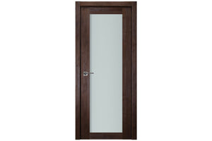 Nova Italia Vetro 1 Lite Prestige Brown Laminate Interior Door | Buy Doors Online