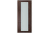 Nova Italia Vetro 1 Lite Prestige Brown Laminate Interior Door | Barn Door | Buy Doors Online