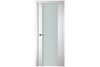 Nova Italia Vetro 1H Alaskan White Laminate Interior Door | Buy Doors Online