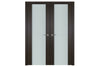 Nova Italia Vetro 1H Premium Wenge Laminate Interior Door | Buy Doors Online