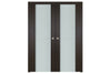 Nova Italia Vetro 1H Premium Wenge Laminate Interior Door | Buy Doors Online