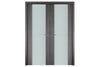 Nova Italia Vetro 1H Swiss Elm Laminate Interior Door | Buy Doors Online 